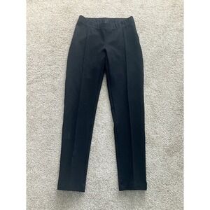 LILLY PULITZER‎ Pleated Black Stretch Waist Pull On Legging Pants Size S